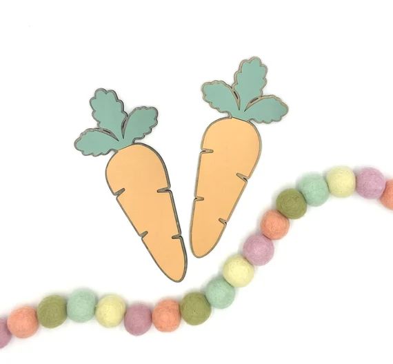 Carrot Shelfie | Carrot Decor | Easter Carrot | Orange Carrot | Kids Bookshelf Decor | Spring Dec... | Etsy (US)