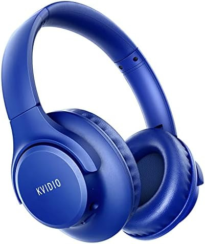 Bluetooth Headphones Over Ear,KVIDIO 55 Hours Playtime Wireless Headphones with Microphone,Foldab... | Amazon (US)