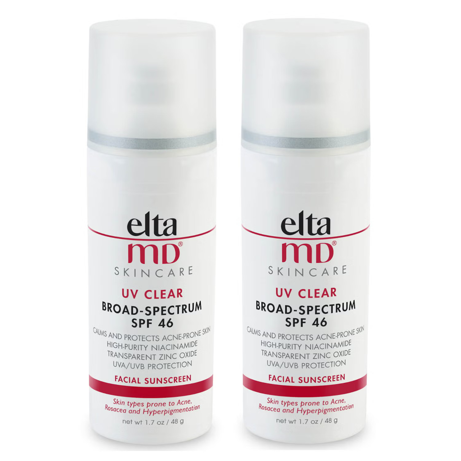 EltaMD UV Clear SPF46 Broad-Spectrum Duo (Worth $72) | Dermstore (US)