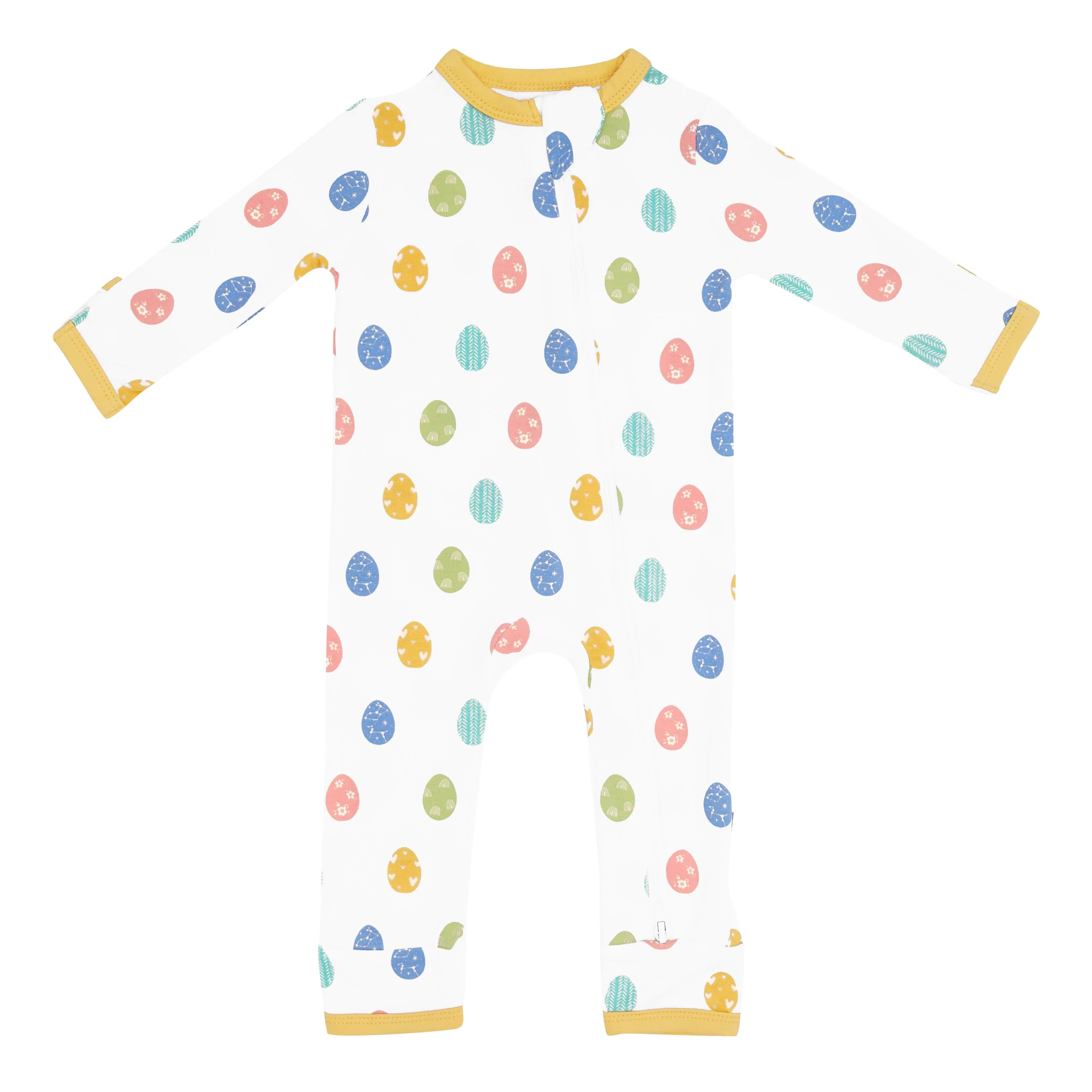 Zippered Romper in Spring Egg | Kyte BABY