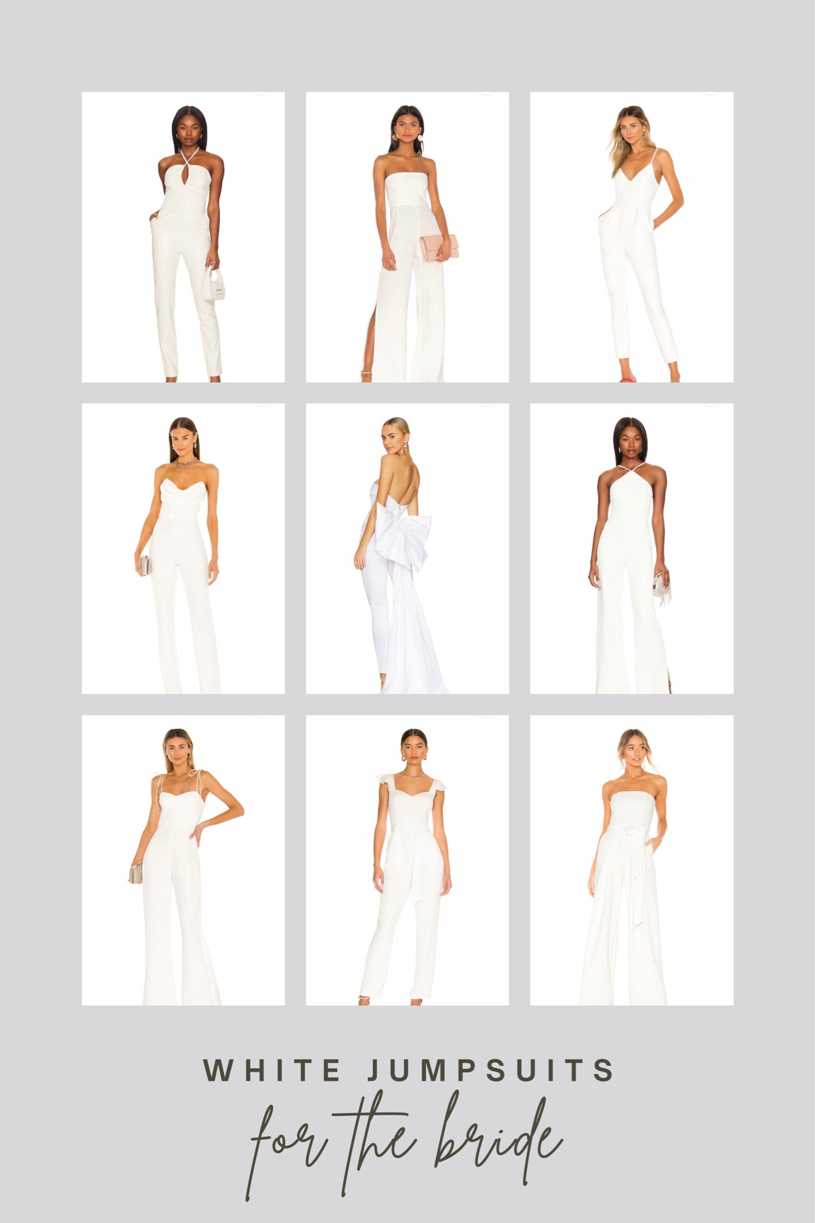 White jumpsuits for the bride 🤍

Wedding | wedding look | bridal dresses | white outfit | white jumpsuit | revolve | what to wear to wedding events | wedding looks | outfit for brides | bride to be | wedding season | rehearsal dinner | bridal shower | bachelorette party 



#LTKstyletip #LTKwedding #LTKunder50