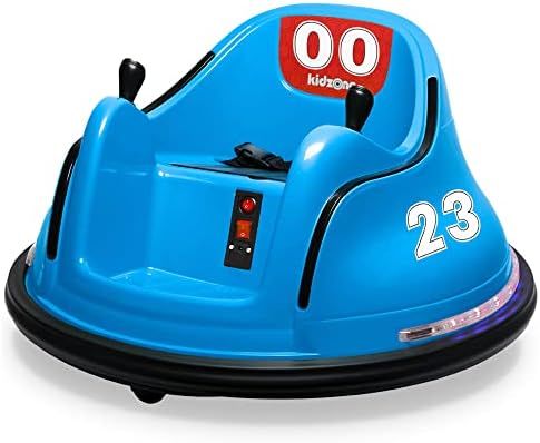 Kidzone 6V Electric Ride On Bumper Car for Kids & Toddlers 1.5 - 5 Years Old, DIY Sticker Baby Bu... | Amazon (US)
