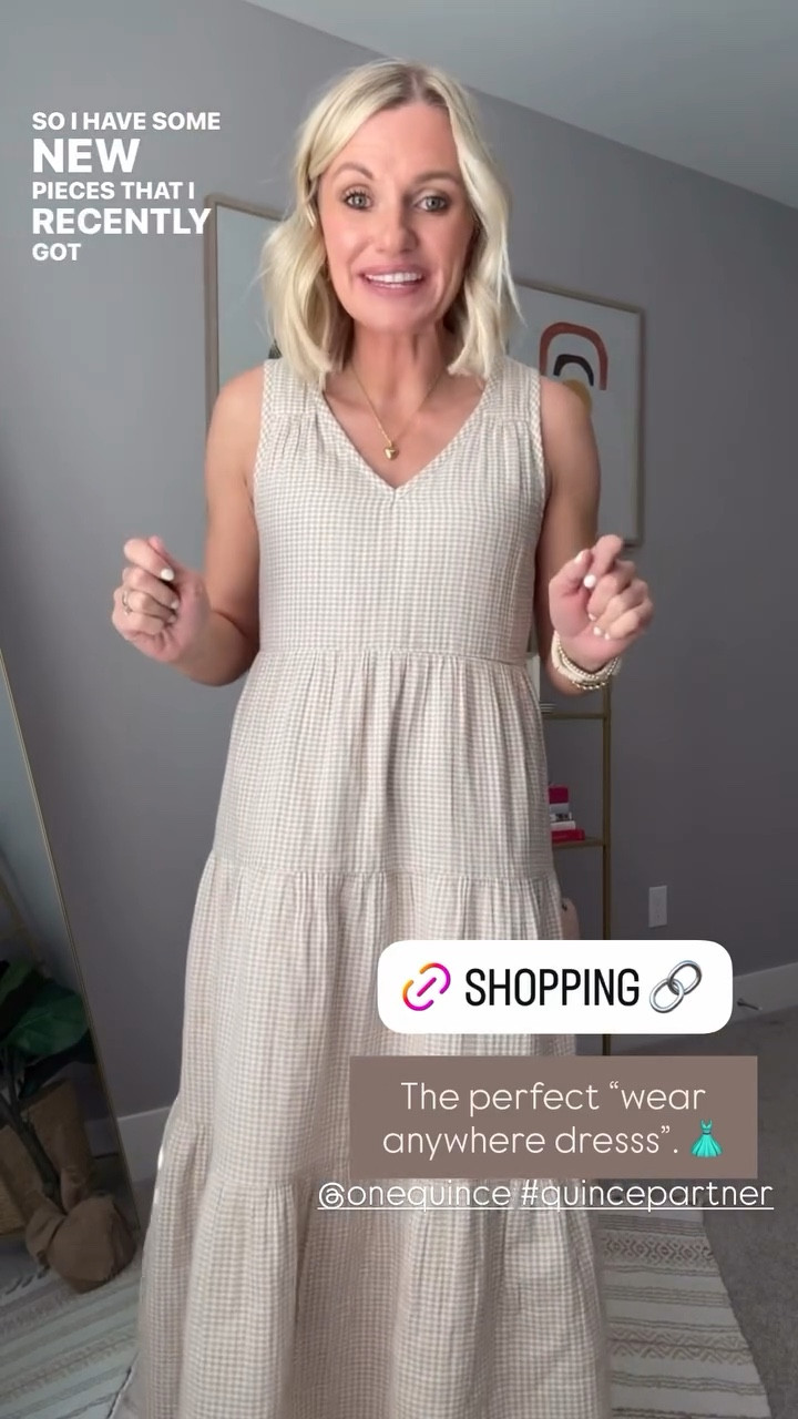  A wear-anywhere dress is a must for me! Something that can be dressed up or down and worn for almost any occasion. This gauzy gingham dress checks that box perfectly 👗I’m wearing an xsmall! @Quince #QuincePartner

#LTKOver40 #LTKPetite #LTKSeasonal