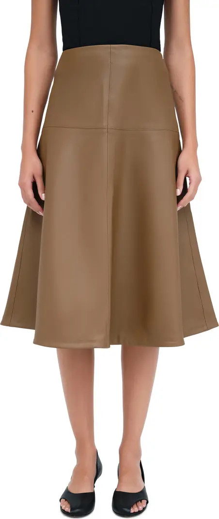 Lexi Faux Leather A-Line Skirt | Nordstrom