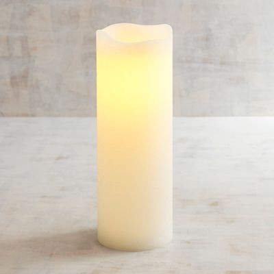Deco Wick™ Ivory 4x12 LED Pillar Candle | Pier 1 Imports