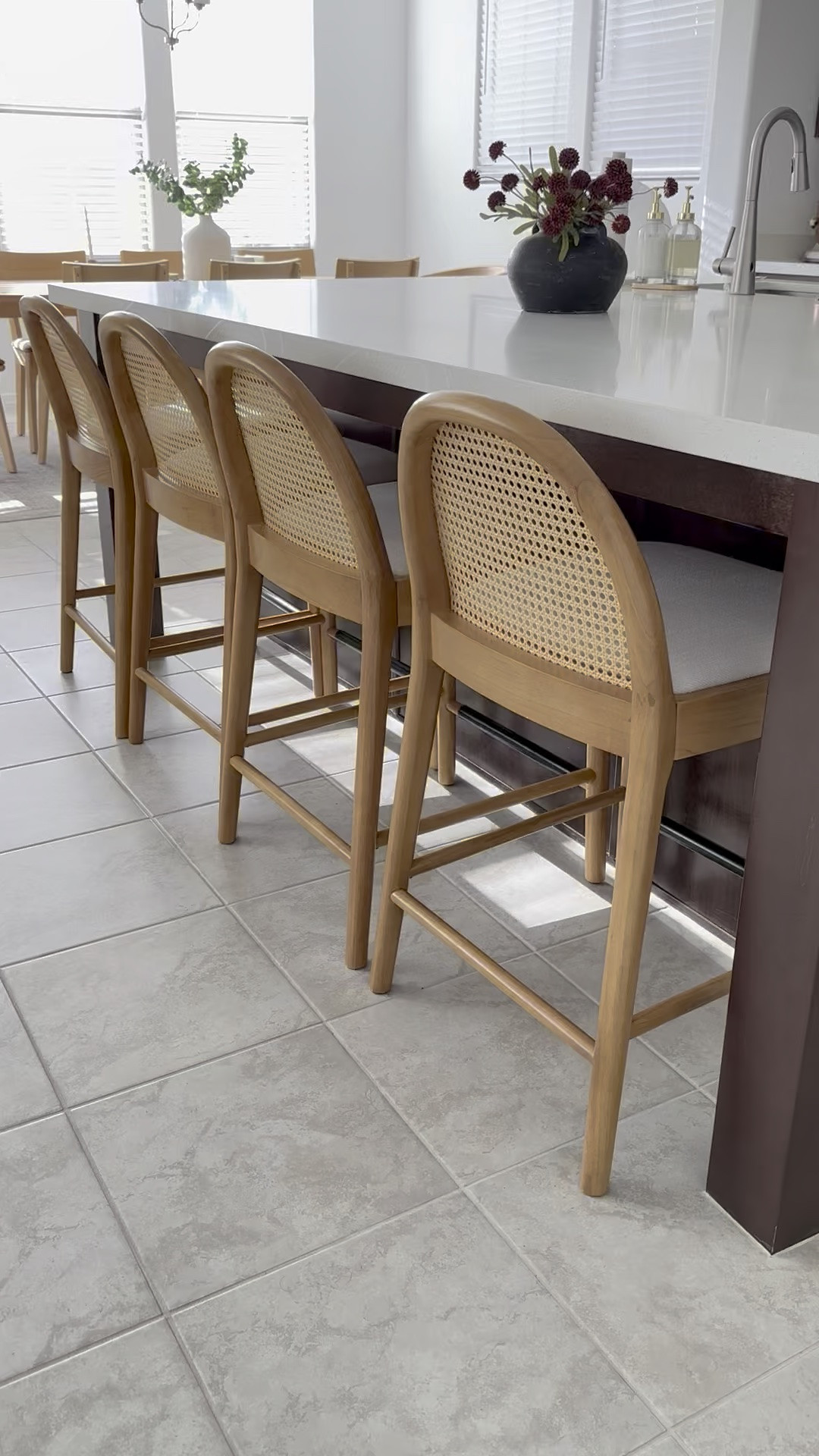 These beautiful rattan bar stools from Amazon are sturdy and of great quality. They are 26-inch counter-height bar stools with backrests, and they have a modern and classy design. 




Farmhouse Linen Fabric Kitchen Stools, Amazon home finds, Amazon bar stools, Amazon chairs, Amazon furniture, kitchen refresh

#LTKSeasonal #LTKSaleAlert #LTKHome