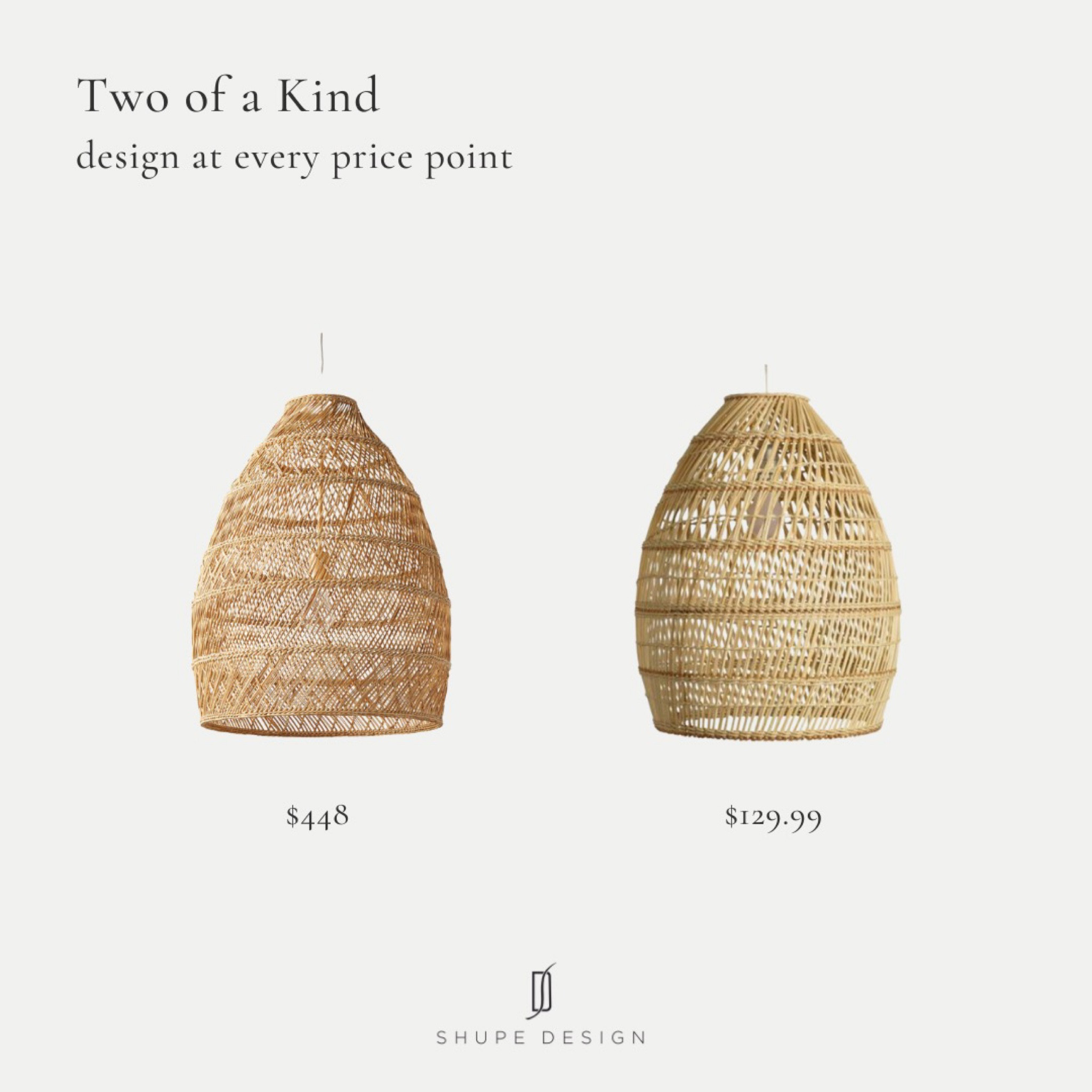 Two of a Kind

Dupes, high vs. low 
Rattan pendant, Serena & Lily, world market, woven pendant 

#LTKSeasonal #LTKFind #LTKhome