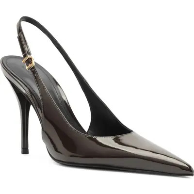 Schutz Liora Slingback Pointed Toe Pump in Sugar White at Nordstrom, Size 8.5 | Nordstrom