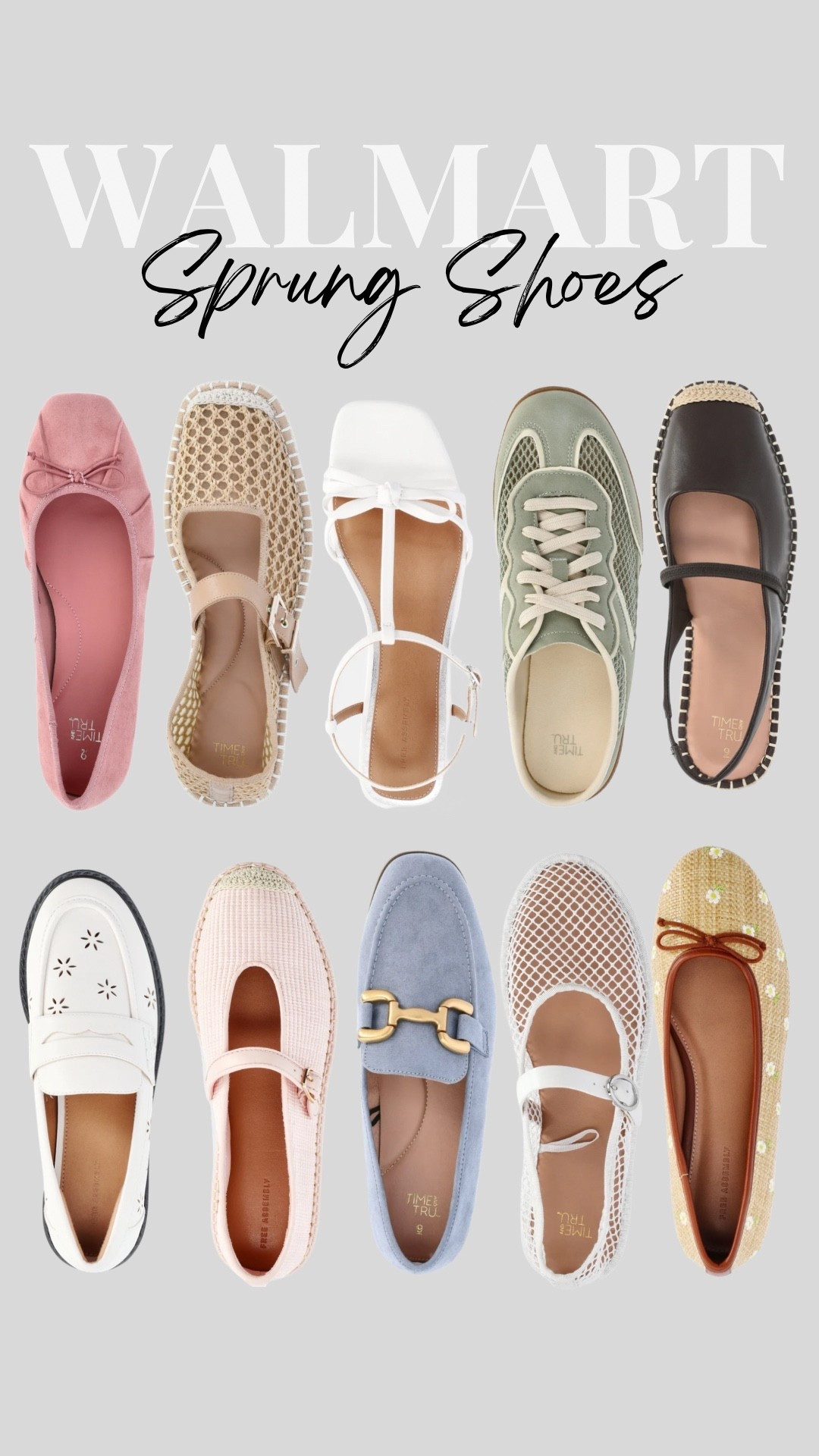 Walmart spring shoes 

#LTKmomlife #LTKSaleAlert #LTKdayinmylife