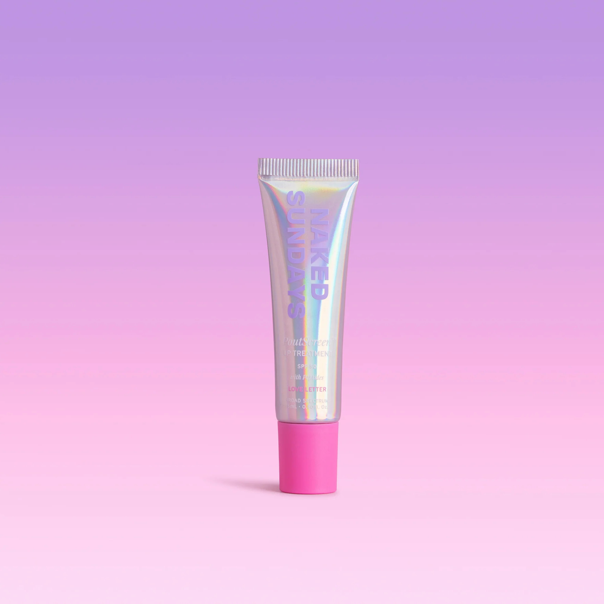 PoutScreen™ SPF50 Lip Treatment - Love Letter (Sheer Candy Pink) | Naked Sundays (US)