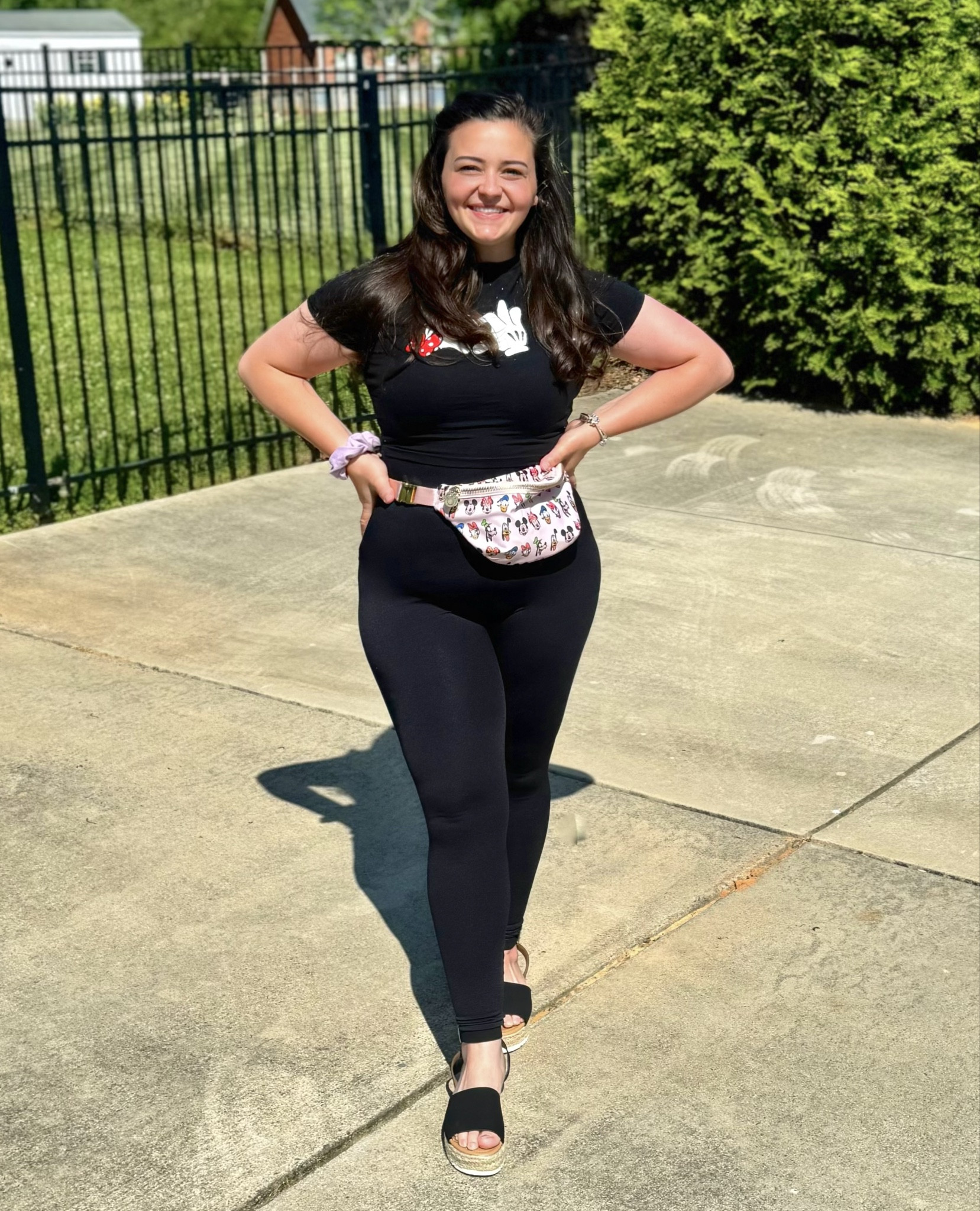 This jumpsuit is PERFECT for working out or Disney (which is what I went with)😂 I definitely will be wearing this sometime our next trip because it is so comfortable! Just because I’m not at Disney doesn’t mean I can’t dress like it🏰✨ Stoney Clover is sold out of my bags I am attaching but they have the cutest additions to the Disney collection you should check out! 

#LTKstyletip #LTKActive #LTKGiftGuide