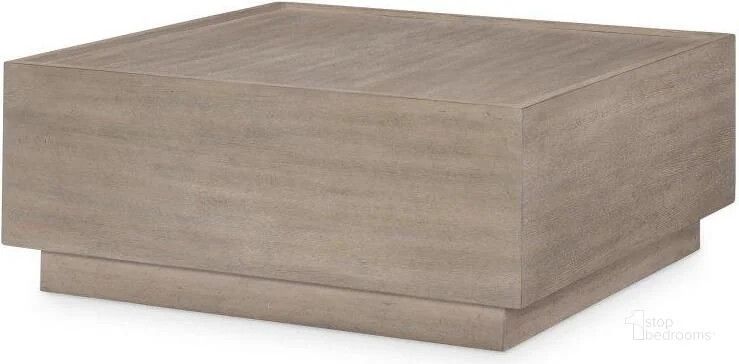 Milano Sandstone Square Cocktail Table By Rachael Ray - 1StopBedrooms | 1stopbedrooms