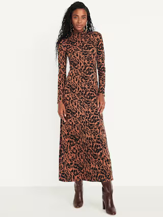 Mock Neck Maxi Dress | Old Navy (US)