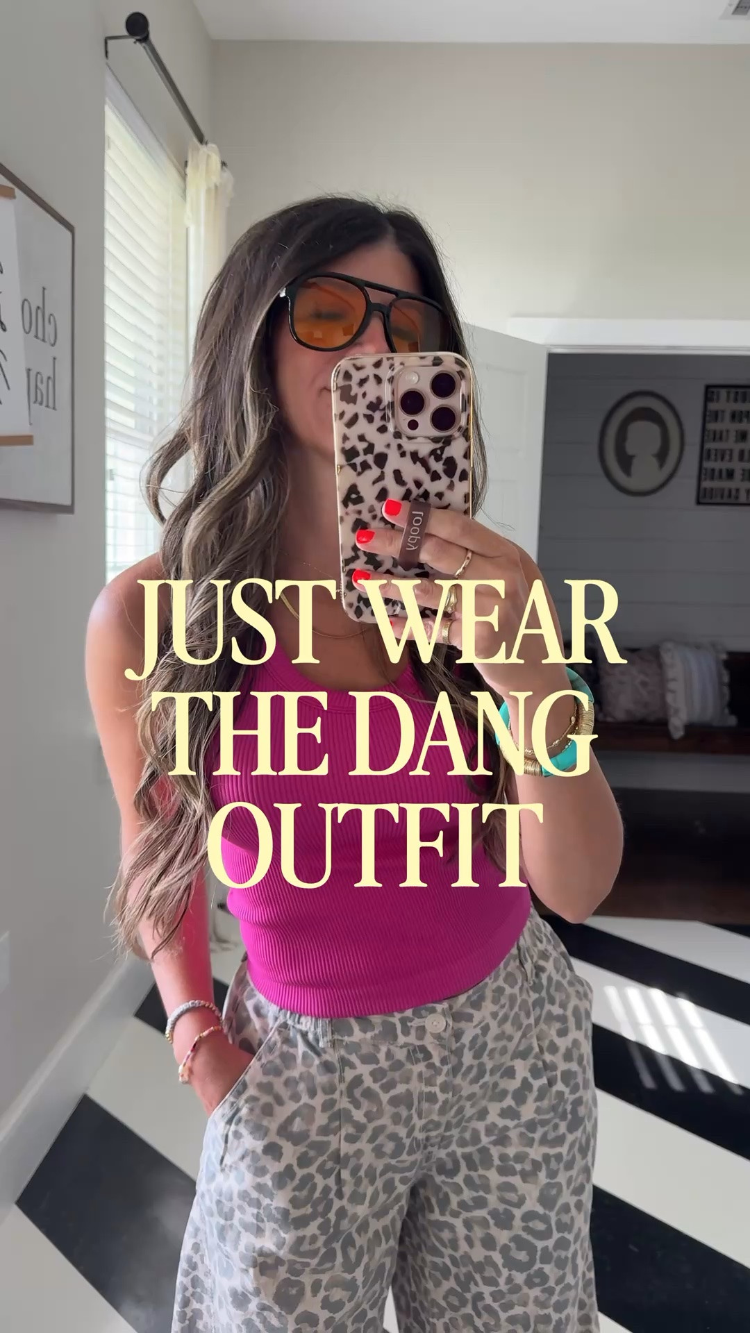 Yes, even at 40 🤩 throw on some leopard pants, a simple tee, sandals, accessories & just go for it! 

And these leopard pants?! 🙌 Elastic waist, comfy fit, and SO easy to dress up or down. Basically cute without sacrificing any comfort..which is always a yes!! 

Size down if you’re between sizes! Wearing the xxs! 

Size up if between in the ribbed tank! Or grab normal size in long length if you want more length! 

@Aerie

#LTKootd #LTKmomlife #LTKOver40