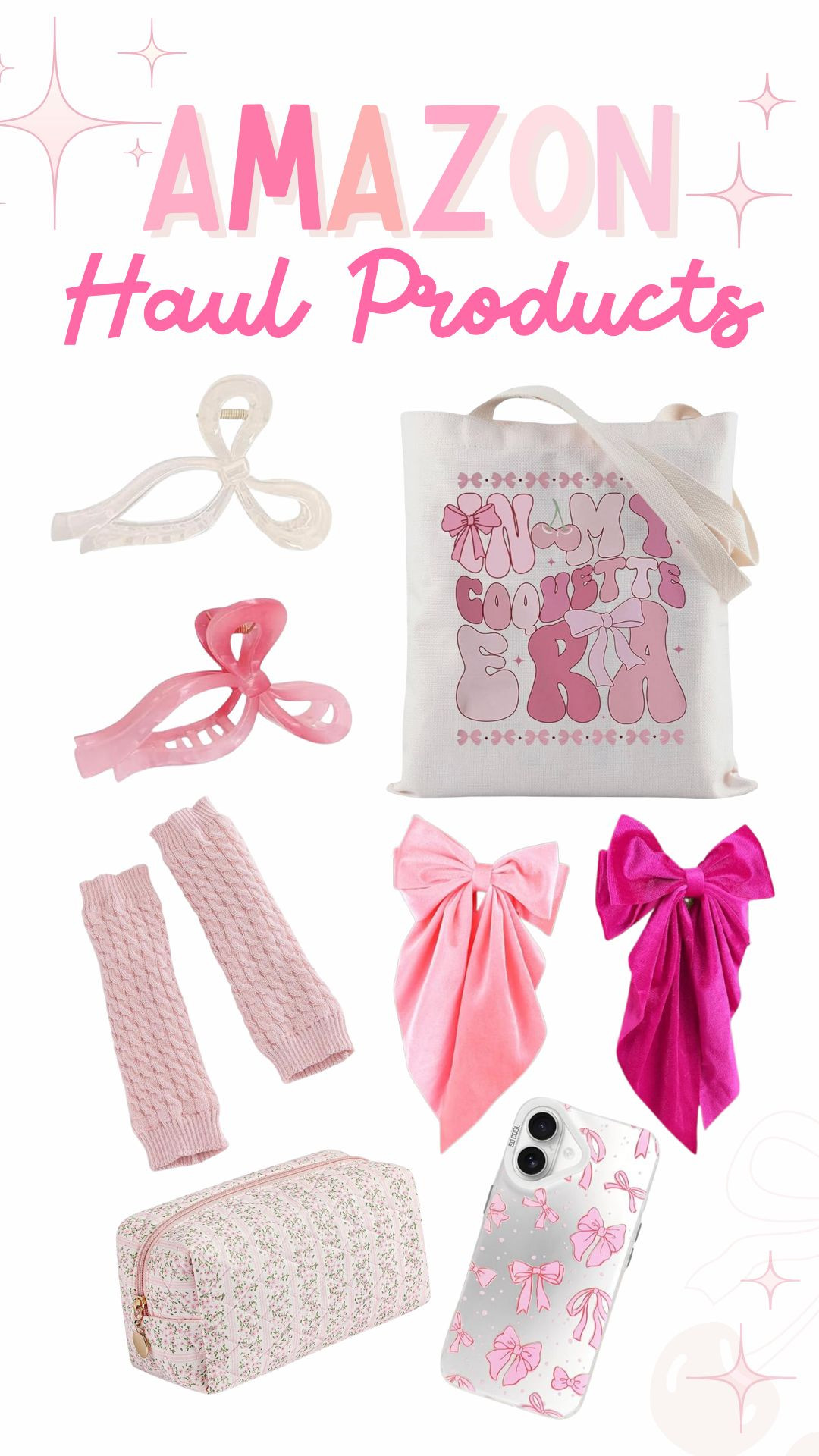 Exciting deals are happening on Amazon Haul! Check out these coquette-inspired ballet core products, all priced between $2 and $8.

Amazon finds, Amazon Haul, bows, accessories 

 

#LTKSaleAlert #LTKFindsUnder50 #LTKBeauty