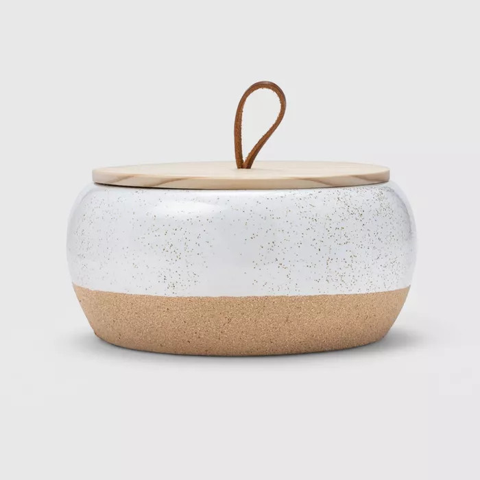15oz Large Round Ceramic Citronella Candle - Threshold™ | Target