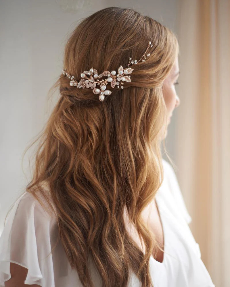 Leona Bridal Hair Vine | Dareth Colburn