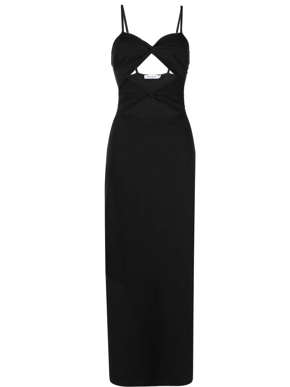Anna Quan cut-out Midi Dress - Farfetch | Farfetch Global