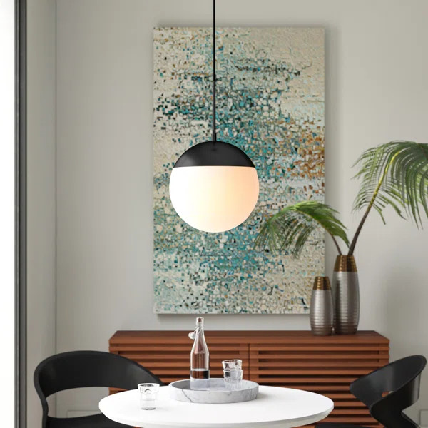 Yearby 1 - Light Single Globe Pendant | Wayfair North America