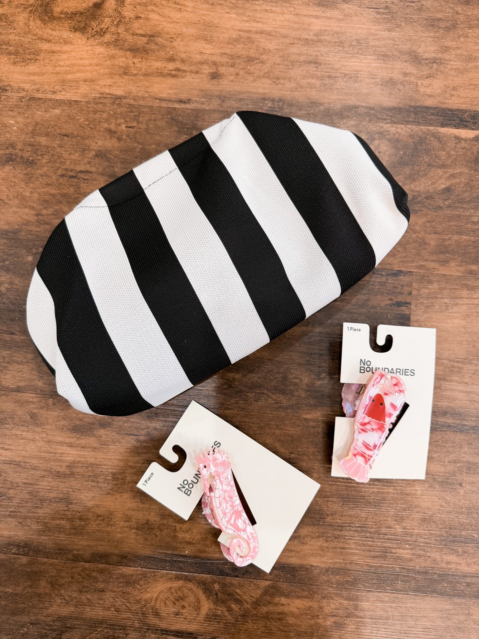 Spring/summer accessories, black and white striped clutch, claw clip, nautical claw clip, hair accessories 

#LTKootd #LTKmomlife #LTKgrwm