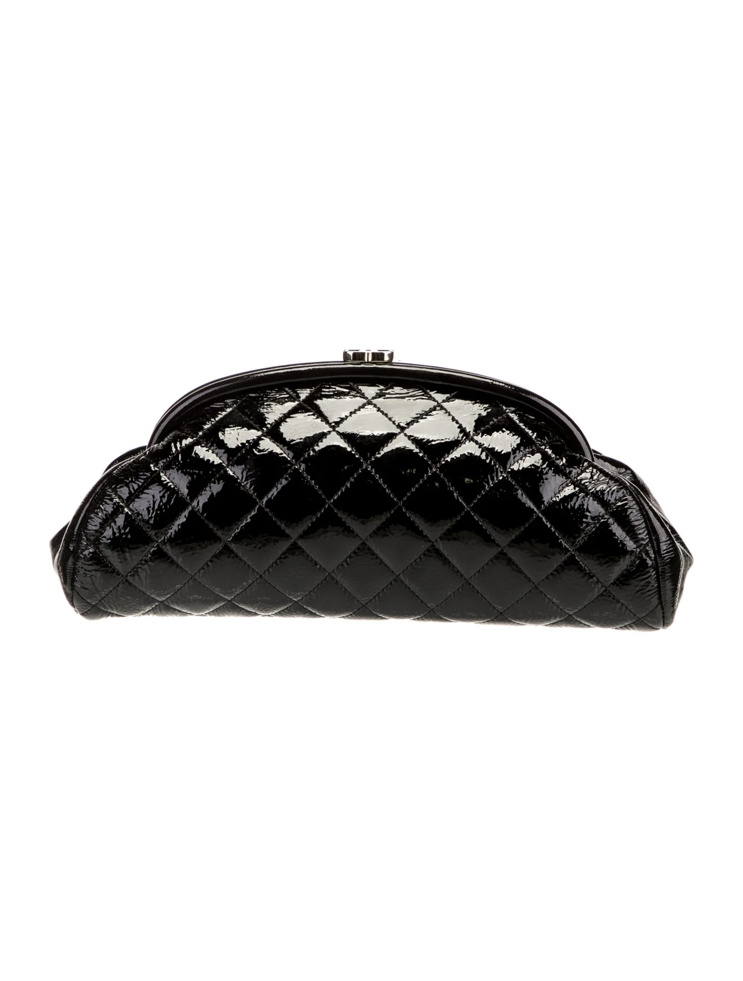 Timeless Clutch Quilted Caviar | The RealReal