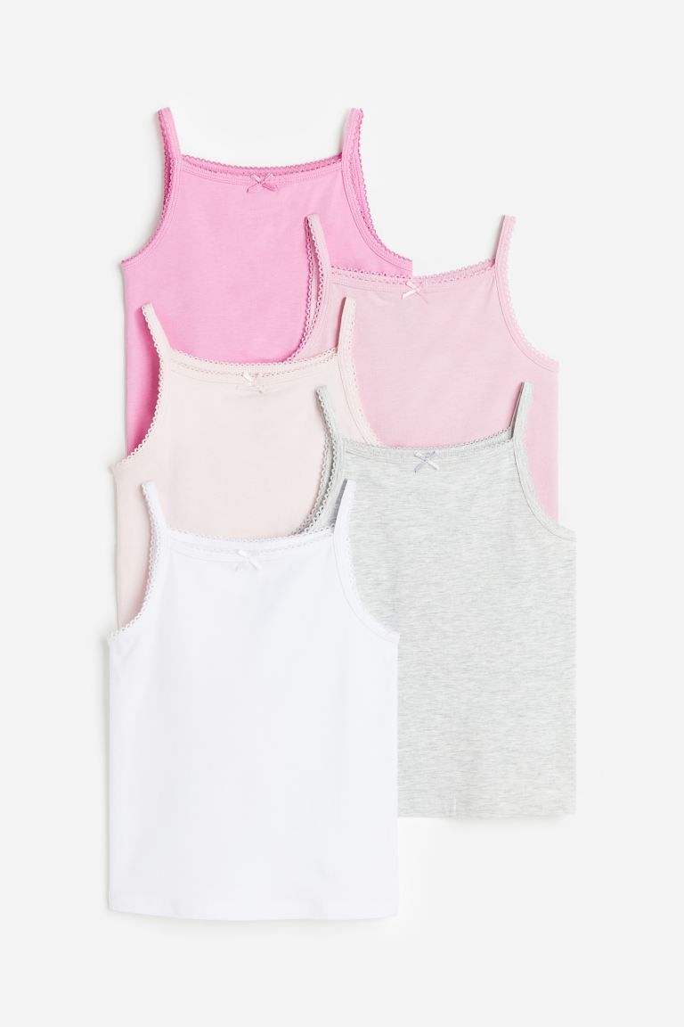 5-pack Jersey Tank Tops | H&M (US + CA)
