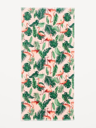 Printed Loop-Terry Beach Towel for the Family | Old Navy (US)