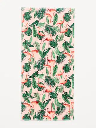 Printed Loop-Terry Beach Towel for the Family | Old Navy (US)
