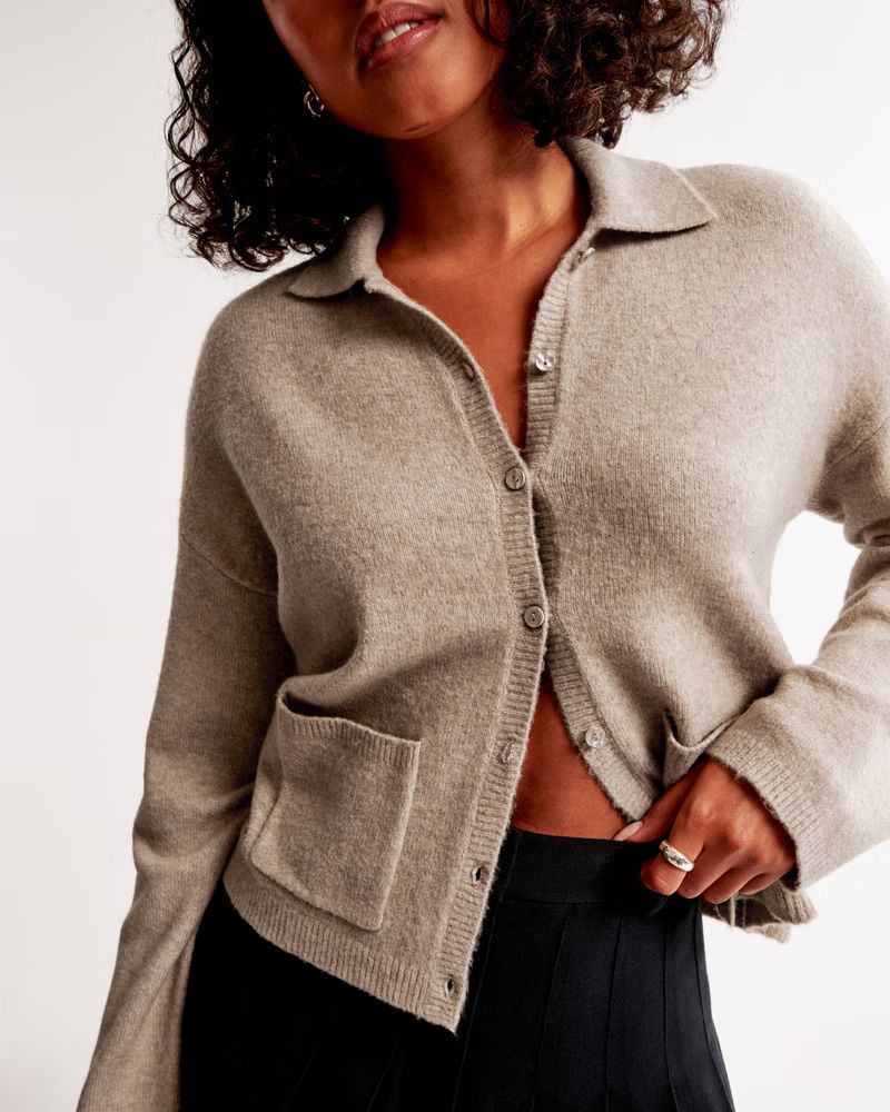 Collared Cardigan | Abercrombie & Fitch (US)