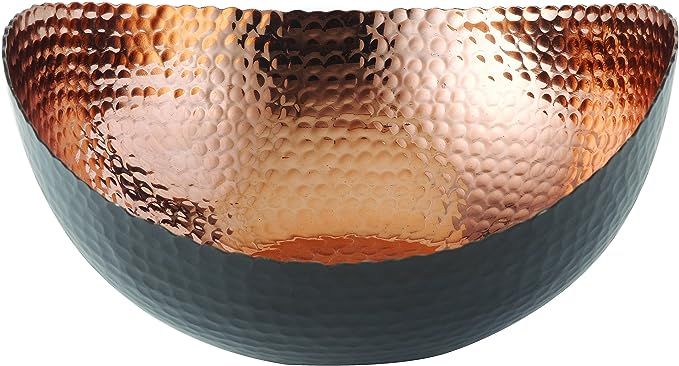 Elegance Eclipse Bowl, 10" x 9.75", Black/Copper | Amazon (US)