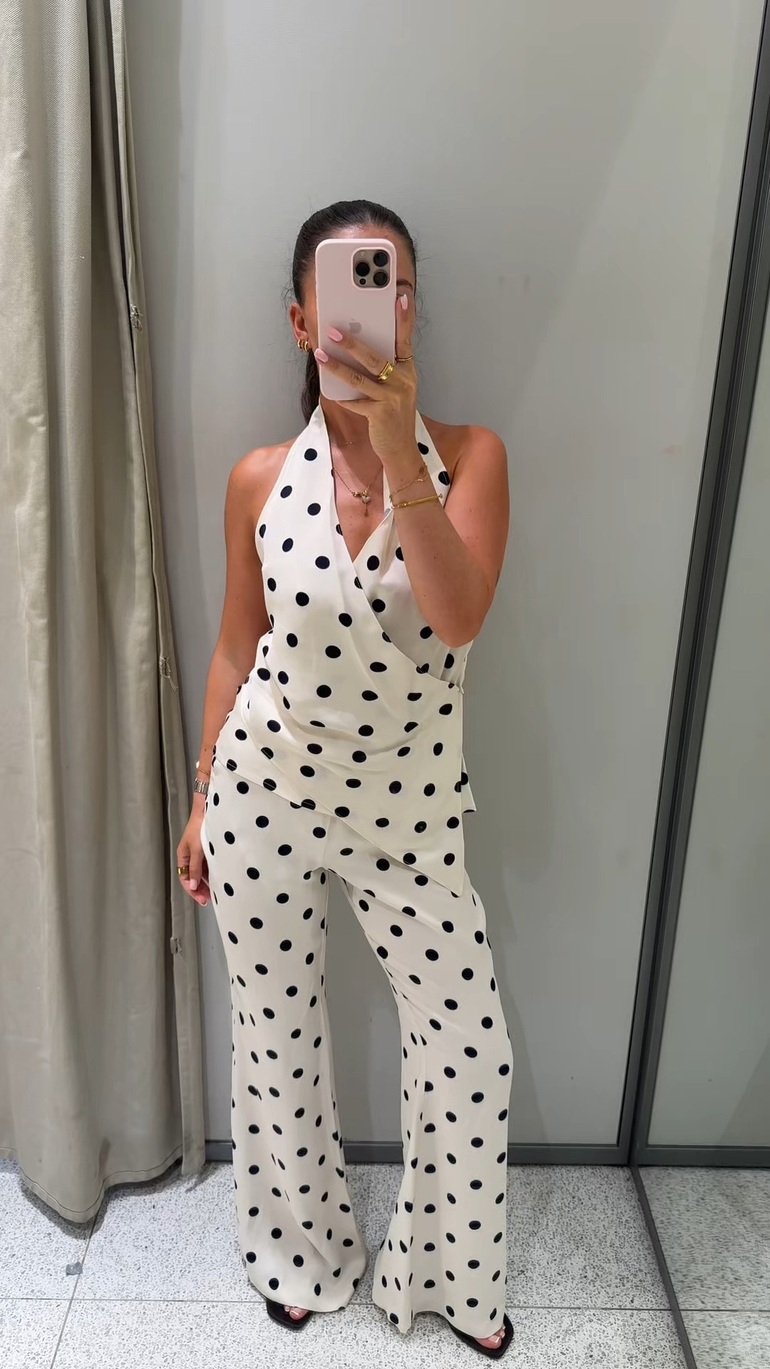 Polka dot - polka dot set - satin - trend - spring outfit - summer outfit - co ord - holiday fashion 

#LTKspring #LTKuk #LTKsummer