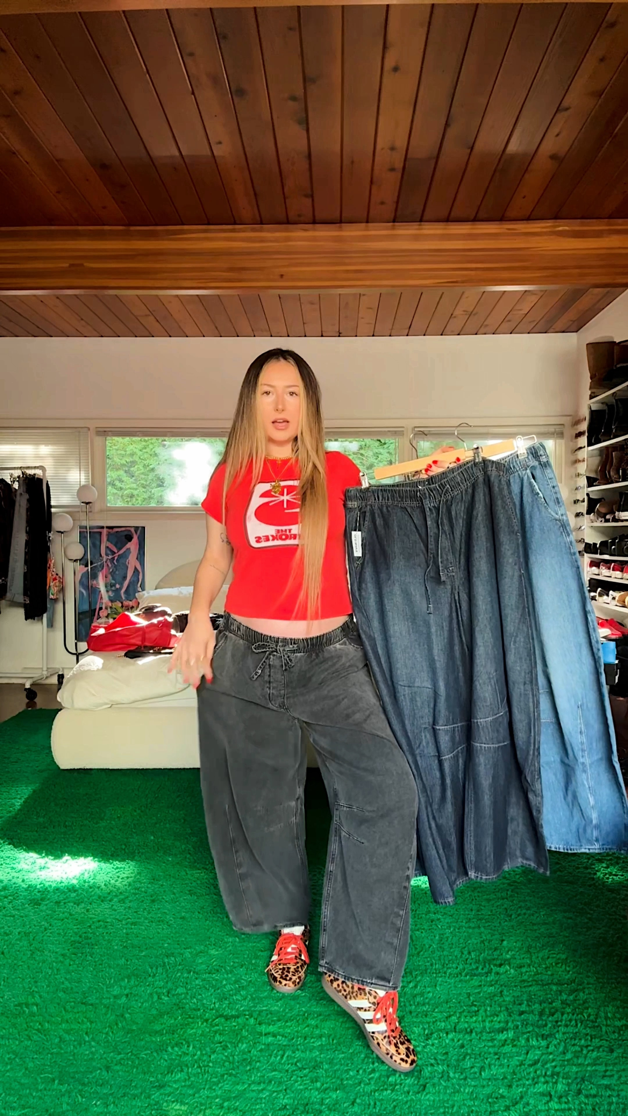 RUN!! These are on sale right now 40% off! Under $30 each!

I’m wearing the size L (for my 19 week preggo belly!) and I am 5’5 and I’m wearing the regular hight option!



#LTKFindsUnder50 #LTKBump #LTKSaleAlert