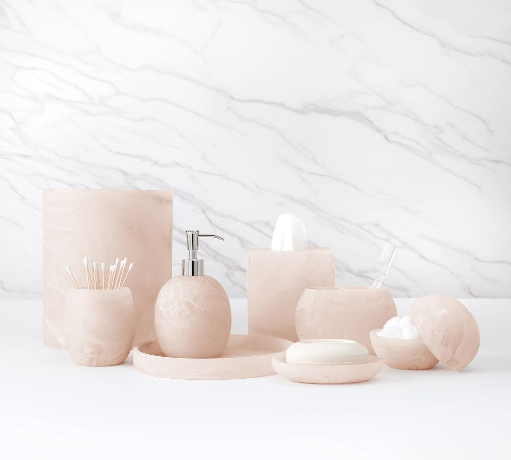 Roya Resin Bathroom Accessories | Pottery Barn (US)