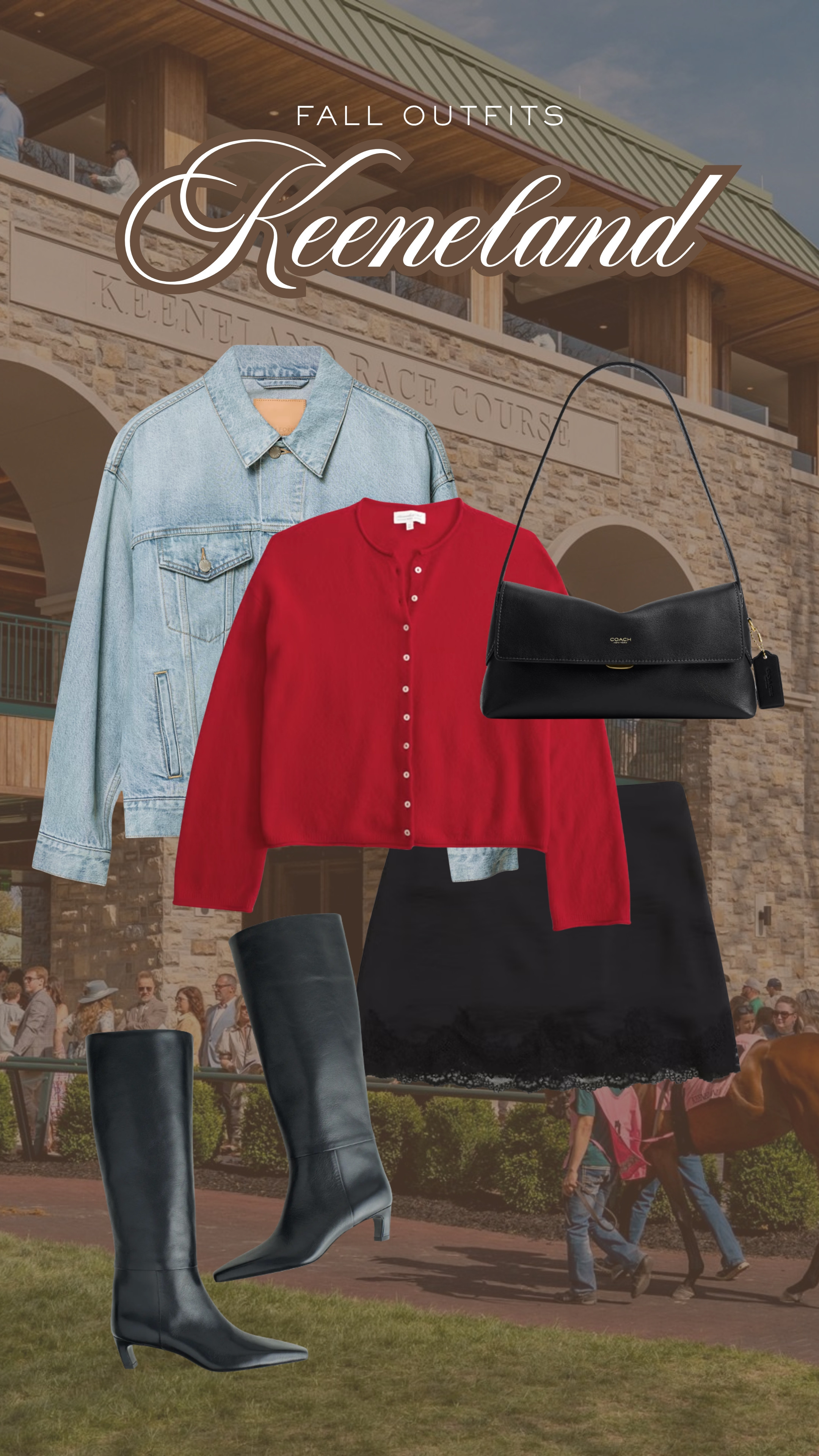 Always love knee high boots and these look so high end!


fall outfits, keeneland, western trends, fall trends 

 #LTKootd