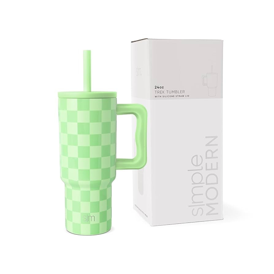 Simple Modern Kids 24 oz Tumbler with Handle and Silicone Straw Lid | Spill Proof and Leak Resist... | Amazon (US)