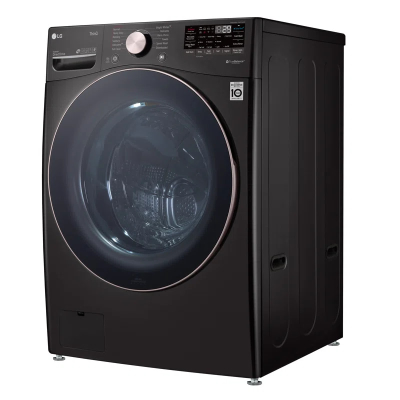 LG 4.5 cu. ft. Ultra Large Capacity Smart wi-fi Enabled Front Load Washer with TurboWash 360° an... | Wayfair North America