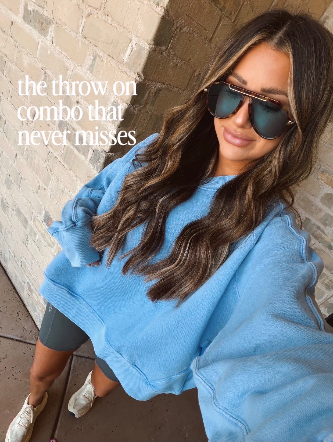 Oversize crewneck and biker shorts is the ultimate combo!!

#LTKSeasonal #LTKootd #LTKmomlife