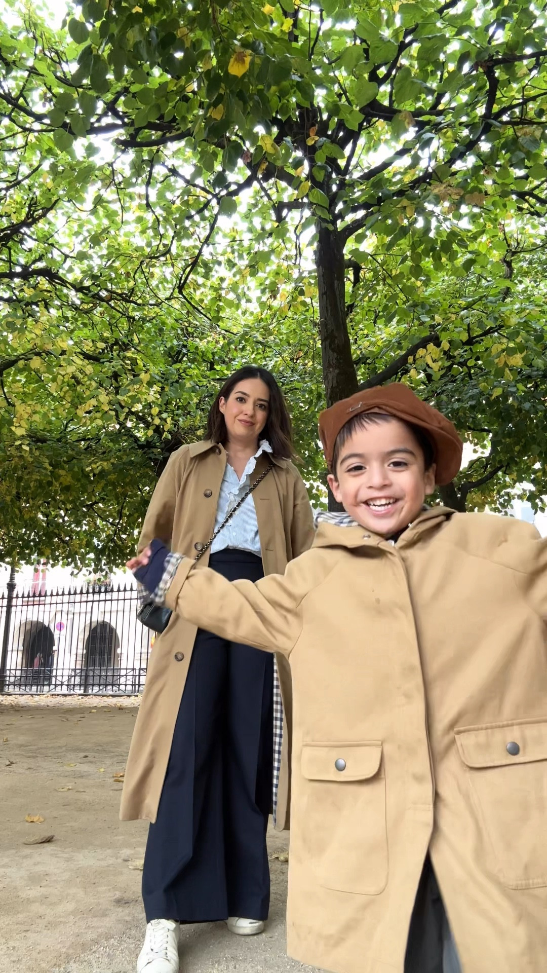 Another parisian outfit with a special guest ❤️

Outfit breakdown: 
• Trench coat in camel size 34/2US (runs large size down for a less oversized look)
• Shirt is in my usual size 36/4US (tts)
• Navy pants are size 38/6US (run a little small) 
• white sneakers in 37 for my usual 36 (I have slightly wide feet)

My son is wearing a parka by Petit Sezane (link below) size 4Y (runs large) but still got his usual size so he can wear it at least 2 years in a row 


#LTKVideo 

#LTKKids #LTKTravel
