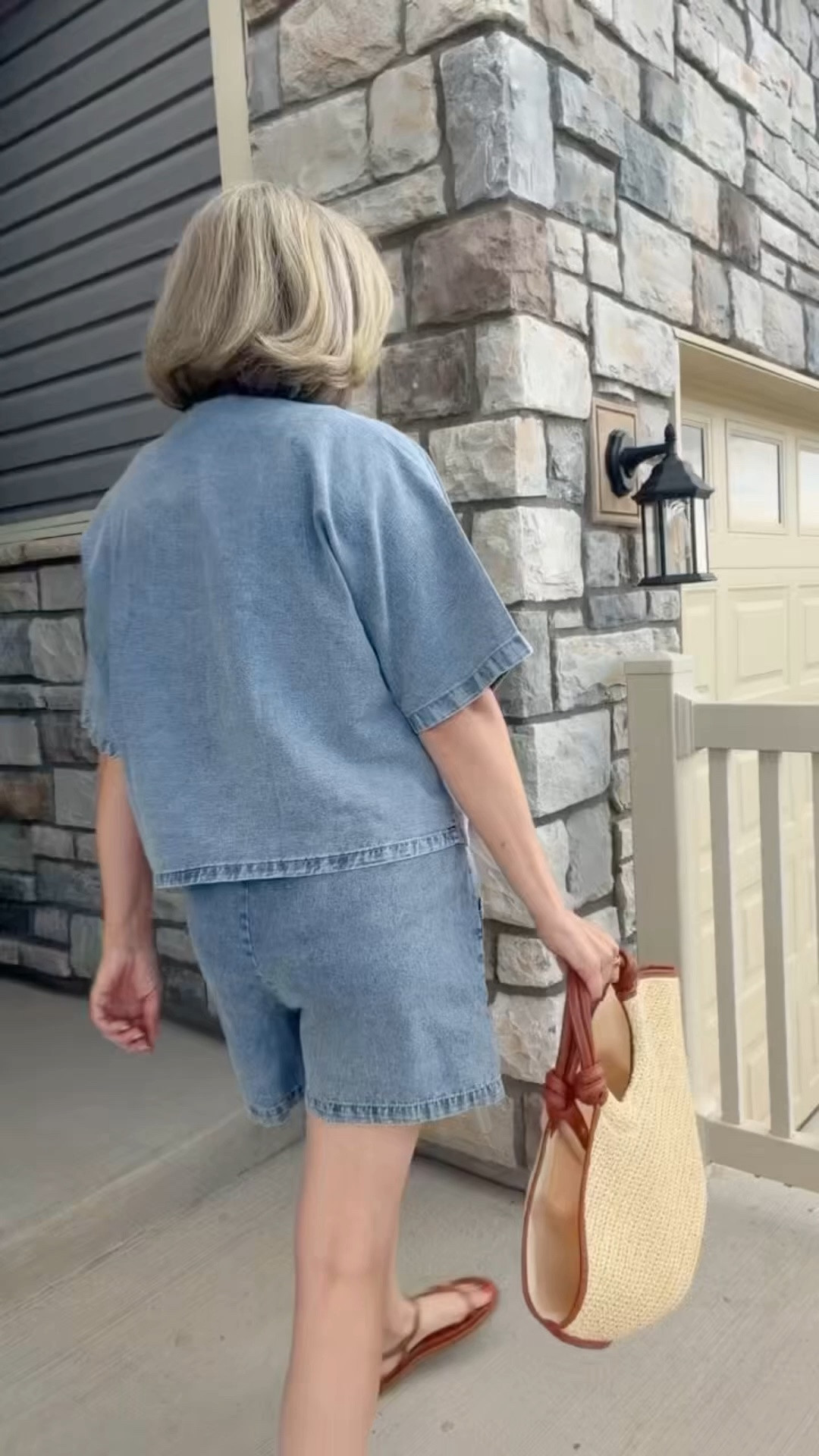The only summer set you need- classic denim in a timeless style.

Amazon, midlife style, over 50, drawstring shorts, denim button up, Erin McDermott, chunky necklace, sandals, straw summer bag

#LTKootd #LTKOver40 #LTKSaleAlert