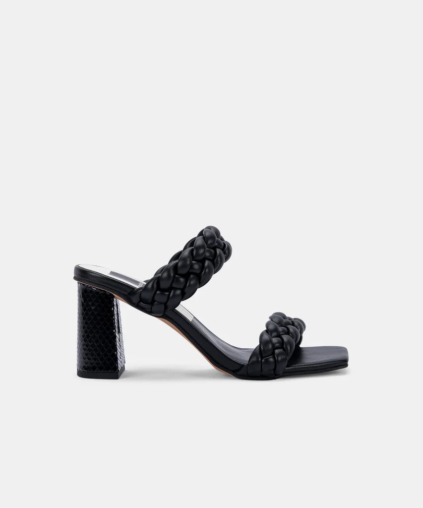 PAILY WIDE HEELS BLACK STELLA | DolceVita.com