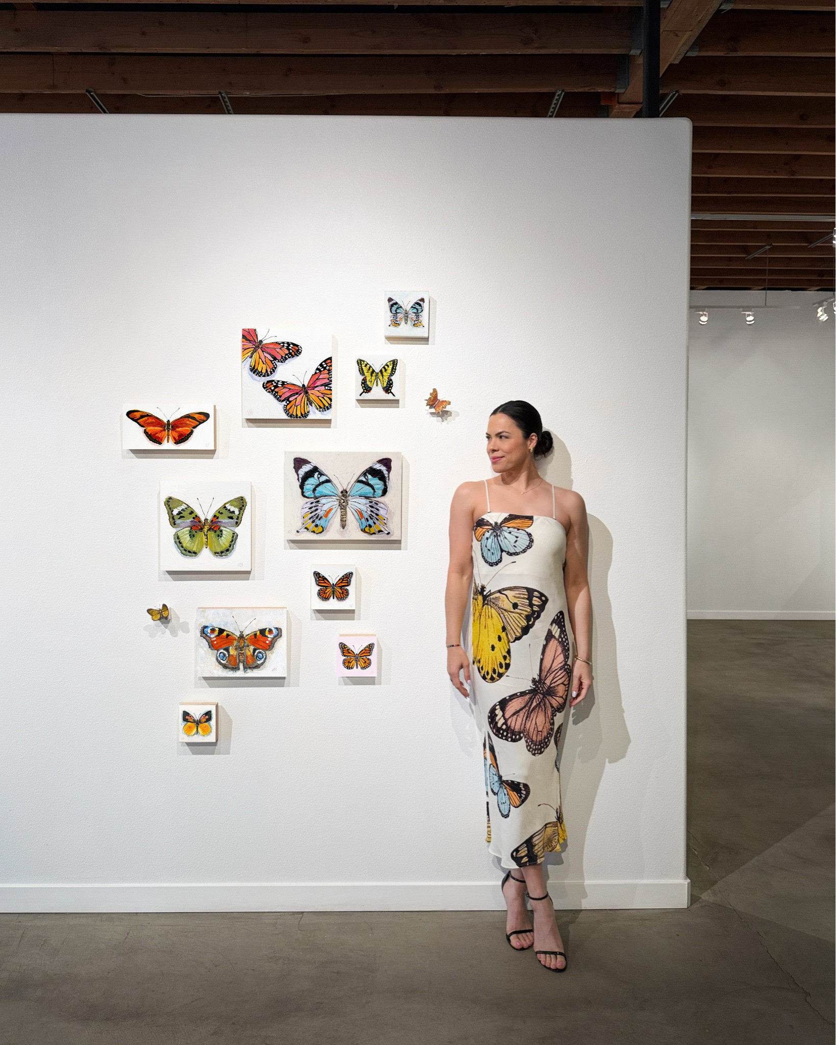 Matching Karen Barton-Gray’s butterfly series! 