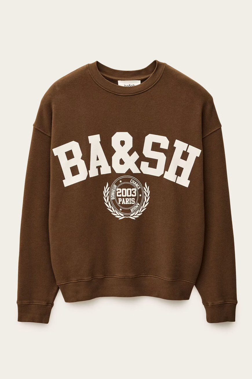BENJAMIN two-tone sweatshirt    $235 | Ba&sh America Corp