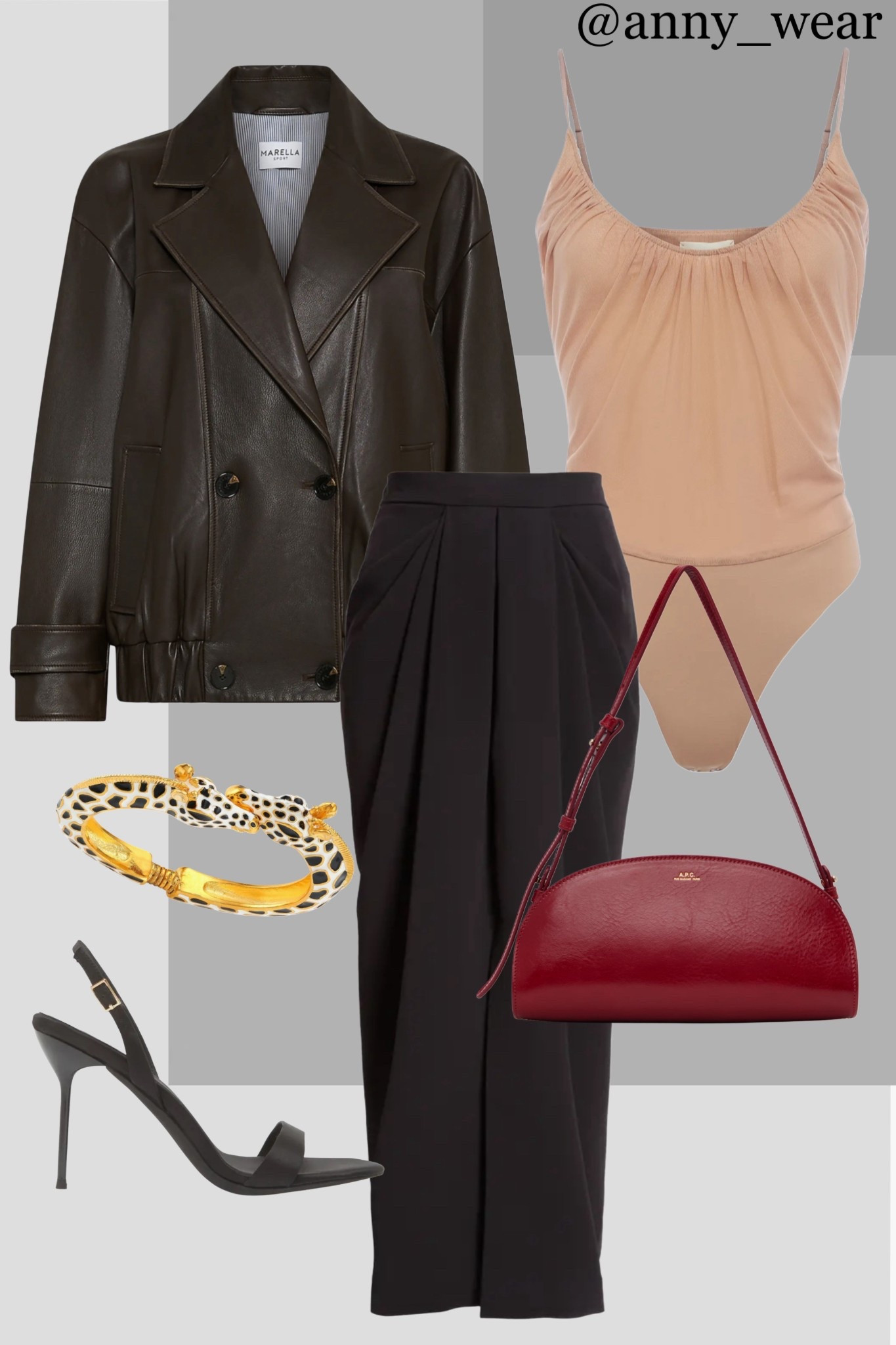 This outfit is a masterclass in timeless rock 'n' roll elegance.

Channeling that 80s Saint Laurent power vibe.
This look is all about sharp silhouettes and a daring pop of color. The leather jacket and pencil skirt are timelessly edgy, while the red heels and bag demand attention. Perfect for a night out or when you want to feel unstoppable.
Shop this iconic look via my LTK!

SaintLaurent
80sFashion
Leather jacket 
Black midi skirt 
Red bag
Black heels 
Nude bodysuit 
Gold bracelet 
80s outfit
80s party
Leather bomber 
80s comfy outfit 
Leather bomber jacket 
leather jacket zara
brown leather jacket
zara leather jacket
black leather jacket
oversized leather jacket
mango leather jacket
whistles leather jacket
zara suede leather jacket
leather jackets
office outfit summer
office outfit
office outfit uk
office outfit canada
office outfits amazon
office outfits for warmer weather
casual office outfits
summer office outfits
amazon office outfits
fall office outfits
midi skirt
midi skirt outfits
midi skirt petite
white midi skirt
satin midi skirt
denim midi skirt
pleated midi skirt
tiered midi skirt
black midi skirt
linen midi skirt
bodysuit outfit bodysuit tank bodysuit and jeans bodysuit romper bodysuit shorts body bodysuit bodysuit lace bodysuit outfits square bodysuit Transitioning from summer into fall Mango outfits sunday brunch going out outfits photoshoot outfits dinner date outfit ssense work party outfit zara outfits paris outfit casual wardrobe europe outfits saks 5th avenue new york outfits city street styles new york city ltku over 40 capsule wardrobe popular today summer looks city outfits Abercrombie outfits casual spring outfit classy casual everyday necklace #LTKstyletip #LTKbeauty #LTKU #LTKshoecrush #LTKitbag 

#LTKSaleAlert #LTKFindsUnder100 #LTKOver40