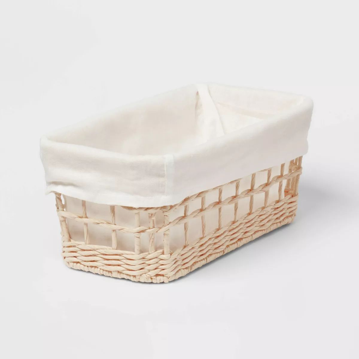 Tapered Woven Basket with Liner - Brightroom™ | Target