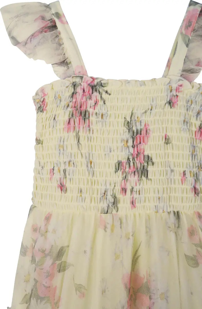 Zunie Kids' Tiered Flower Print Dress | Nordstromrack | Nordstrom Rack