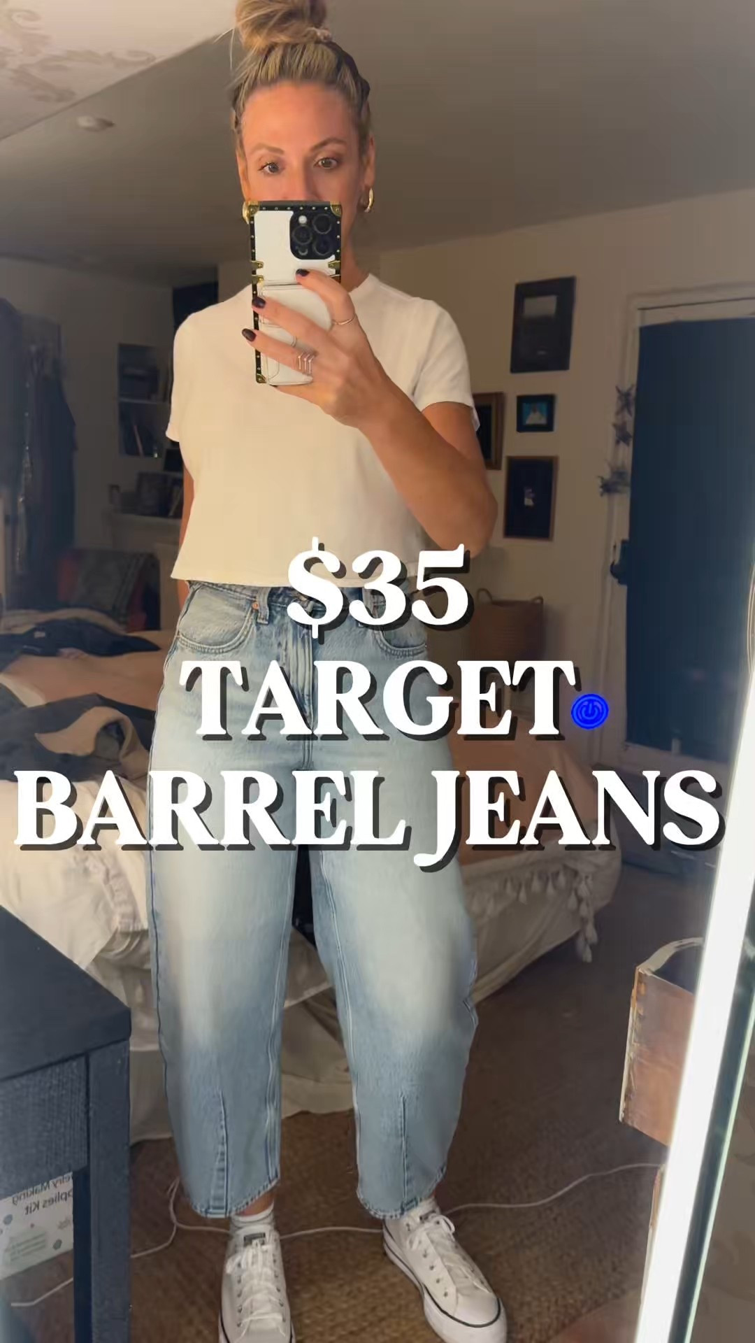 ✨ Target Barrel Jeans Try-On + Review ✨
I found the cutest $35 barrel jeans at Target and had to share! These jeans are super high-waisted, ankle-length, and come in 4 washes with 3 inseam options — short, regular, and tall. I’m wearing a size 6 regular (I’m 5’7”) and would recommend sizing up if you want a little extra room at the waist.

They’re so flattering and look adorable with boots, sneakers, ballet flats, or sandals — basically a pair you can wear year-round. 🍂☀️ The perfect jean for fall outfits, winter layering, or spring and summer casual looks. Linking them for you here before they sell out!



#TargetFinds #TargetJeans #BarrelJeans #HighWaistedJeans #TargetStyle #AffordableFashion #FallOutfitIdeas #OOTD #CasualOutfitInspo #TryOnHaul #JeansReview #DenimStyle #TargetTryOn #Under50Style #EverydayOutfit #FashionReview #Size6TryOn


#LTKFindsUnder50 #LTKOver40 #LTKStyleTip