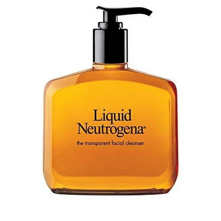 Neutrogena Liquid Fragrance-Free Gentle Facial Cleanser with Glycerin Hypoallergenic & Oil-Free Mild Face Wash Unscented 8 Fl Oz | Walmart (US)