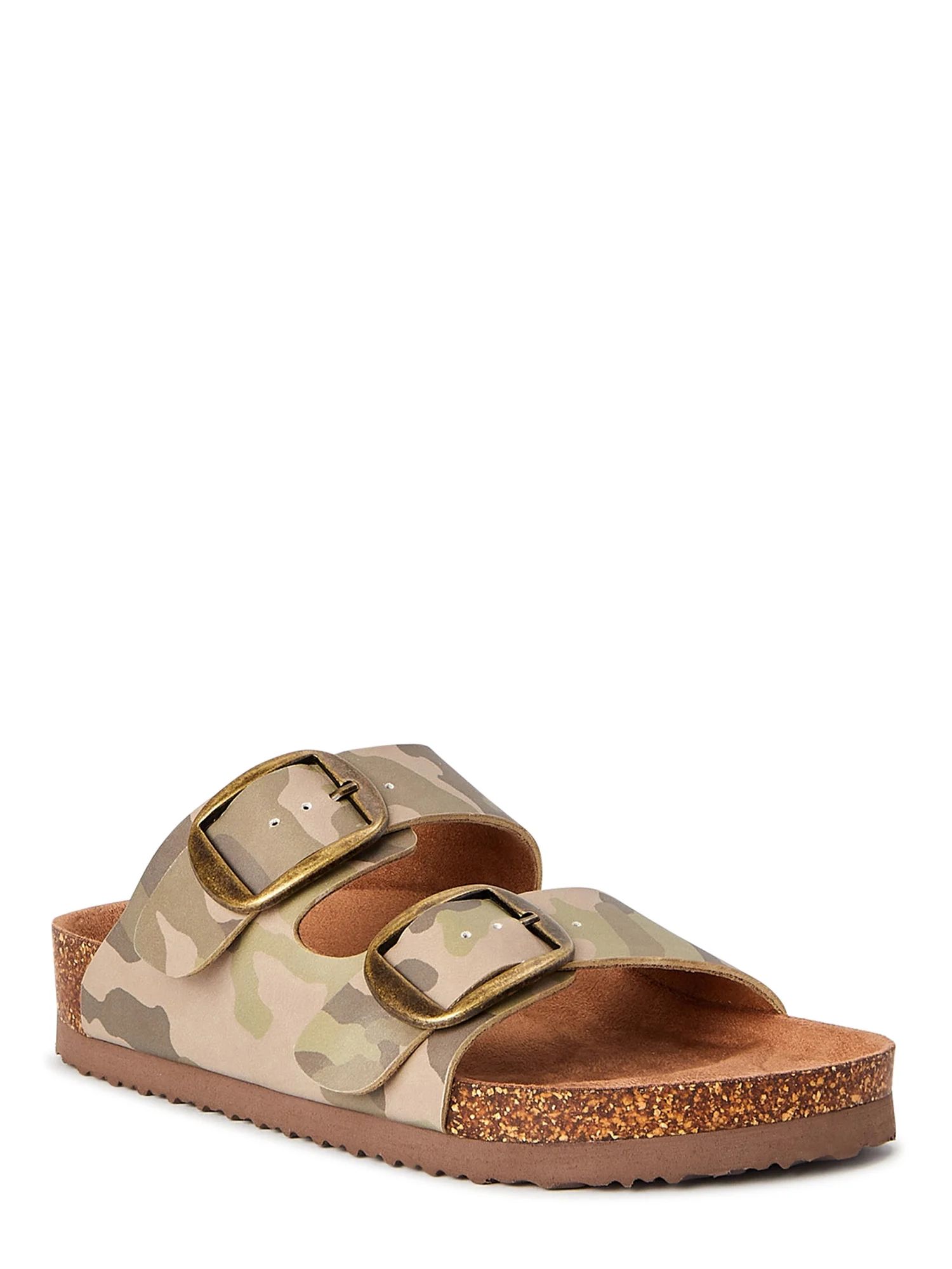 Time and Tru Women's Footbed Slide Sandals | Walmart (US)