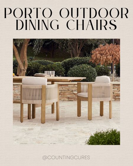 If you love lounging or entertaining guests outdoors, these dining chairs by West Elm are a perfect choice!
#furniturefinds #patiomusthaves #neutralaesthetic #backyardseating

#LTKSeasonal #LTKstyletip #LTKhome