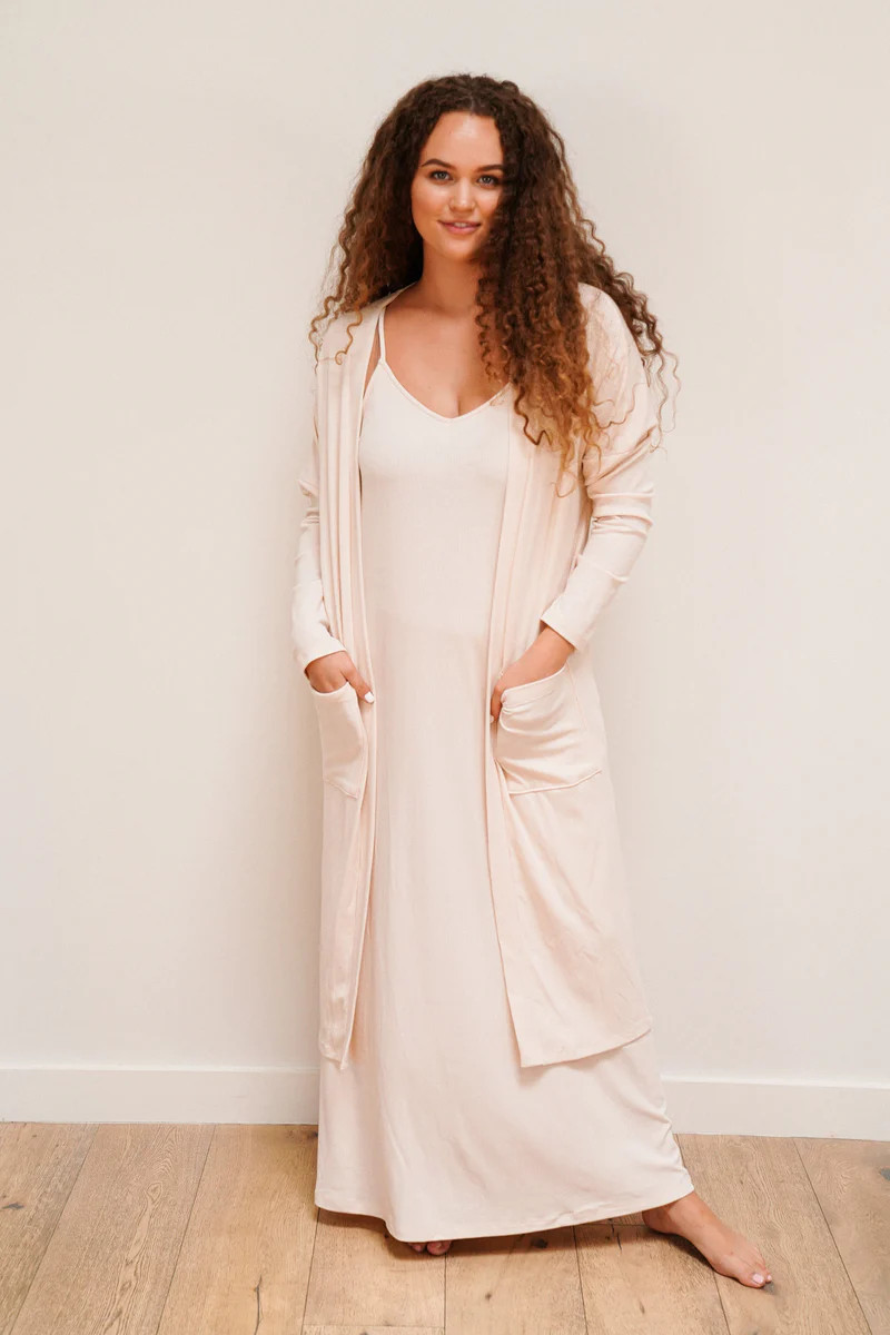 CJ's Favorite Ribbed Spaghetti Dress | Carly Jean Los Angeles